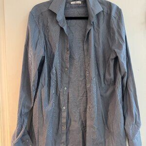 Calvin Klein Slim Fit Long-Sleeved Men's Button Up Shirt